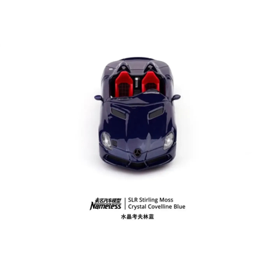 Mercedes Benz SLR McLaren Stirling Moss Chystal Coveline (Resin), 1:64 Scale (Blue)