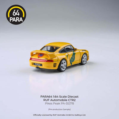 Premium scale diecast model car  – *PRE-ORDER* RUF CTR2 Pikes Peak 1995, 1:64 Scale Collectible