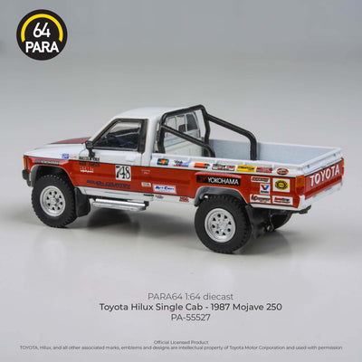 Toyota Hilux Single Cab Mojave 250 1987, 1:64 Scale