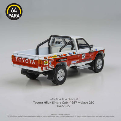 Toyota Hilux Single Cab Mojave 250 1987, 1:64 Scale