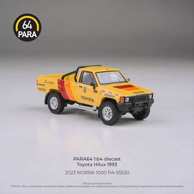 *PRE-ORDER* Toyota Hilux 2023 NORRA 1000, 1:64 Scale