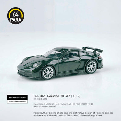 Porsche 911 GT3 (992.2) 2025, 1:64 Scale