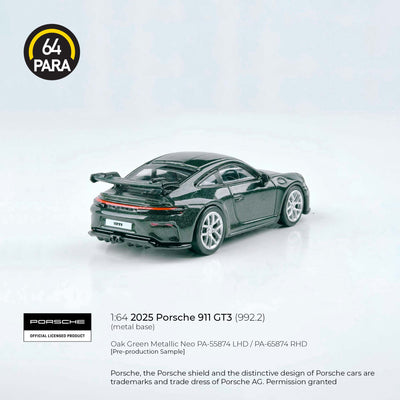 Porsche 911 GT3 (992.2) 2025, 1:64 Scale