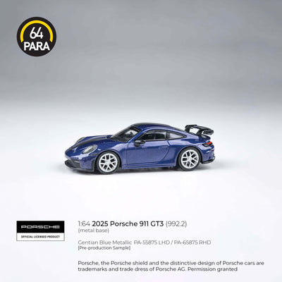 Porsche 911 GT3 (992.2) 2025, 1:64 Scale