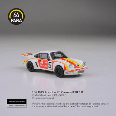 *PRE-ORDER* Porsche 911 3.0 RSR 'Café Mexicano' 1974, 1:64 Scale