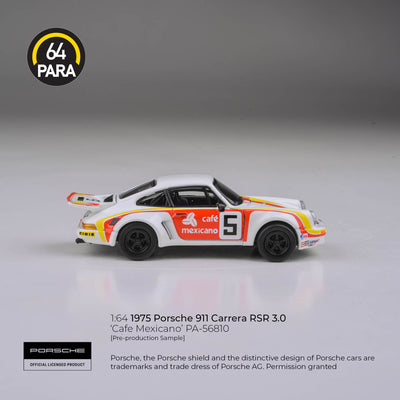 *PRE-ORDER* Porsche 911 3.0 RSR 'Café Mexicano' 1974, 1:64 Scale