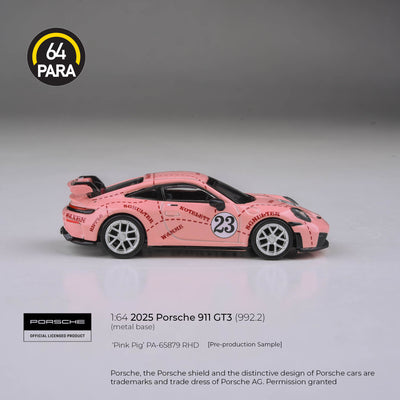 *PRE-ORDER* Porsche 911 GT3 (992.2) Pink Pig 2026, 1:64 Scale