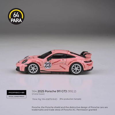 *PRE-ORDER* Porsche 911 GT3 (992.2) Pink Pig 2026, 1:64 Scale