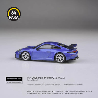 *PRE-ORDER* Porsche 911 GT3 (992.2) Viola 2025, 1:64 Scale