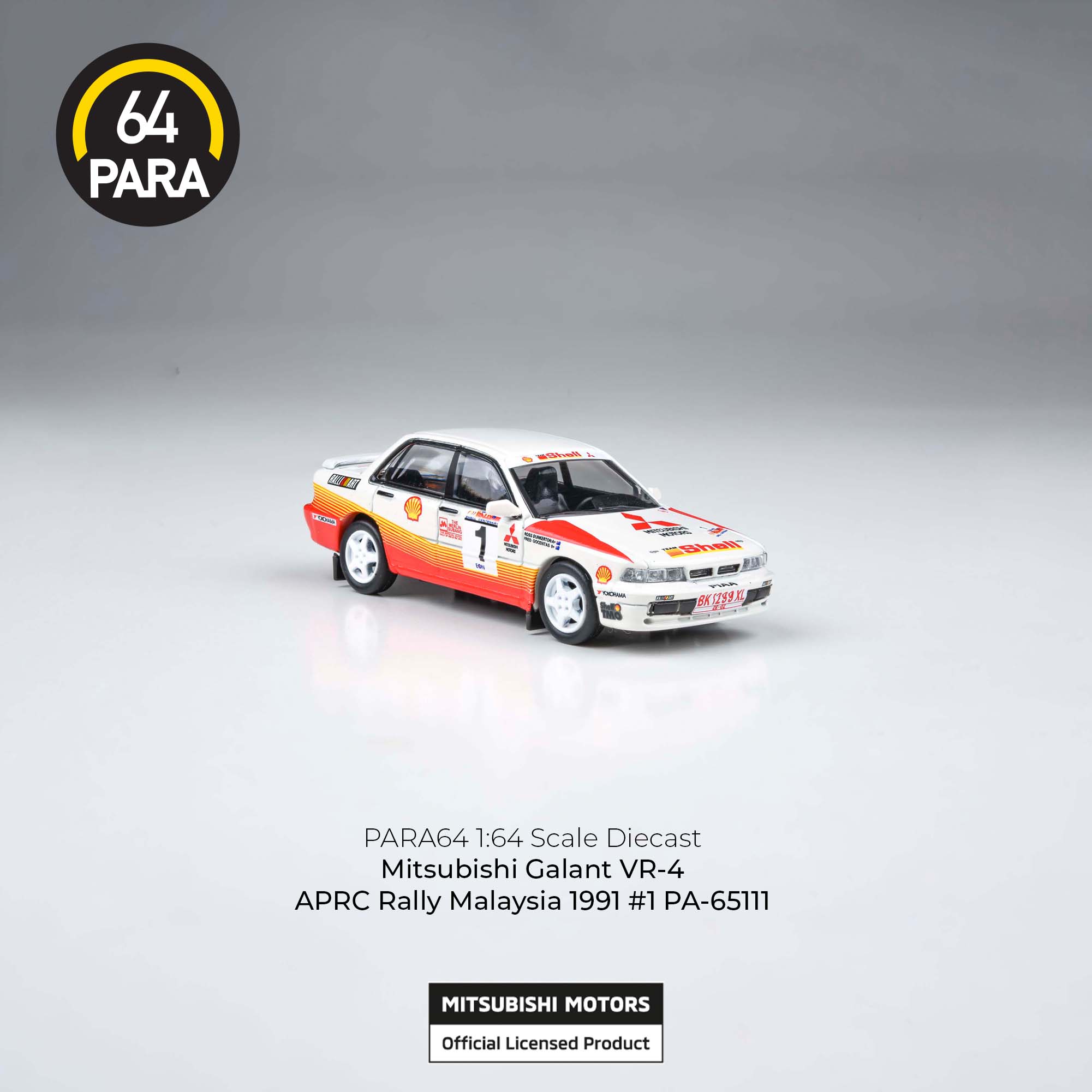 Mitsubishi Galant VR-4 APRC Rally Malaysia #1 1991, 1:64 Scale
