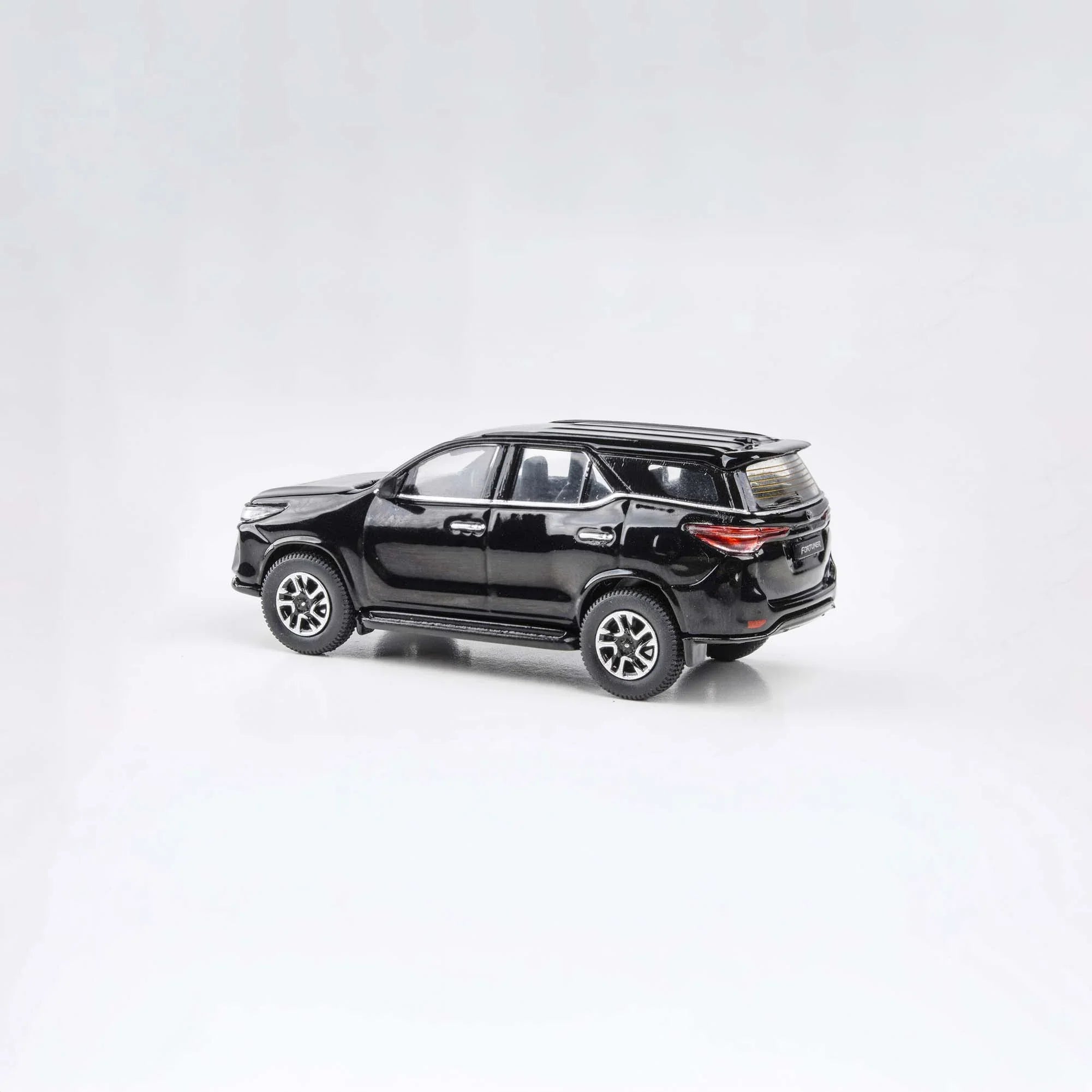 Premium scale diecast model car  – Toyota Fortuner 2023, 1:64 Scale (Black) Collectible