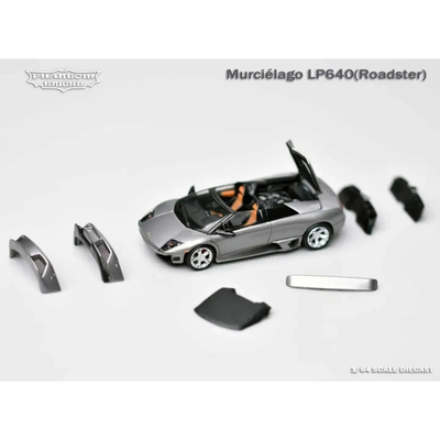 *PRE-ORDER* Murcielago LP640 Gun Metal Grey Coupe (Limited to 999pcs), 1:64 Scale