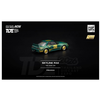 *TDE 2026* Nissan Skyline GT-R R32, 1:64 Scale