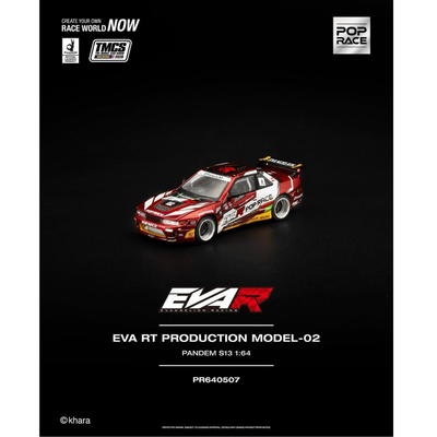 *TMCS 2026* Eva RT Production Model-02, Pandem S13 Red, 1:64 Scale