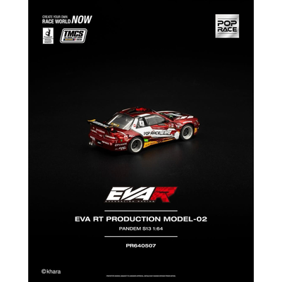 *TMCS 2026* Eva RT Production Model-02, Pandem S13 Red, 1:64 Scale