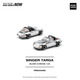 *PRE-ORDER* Singer Targa Silver Chrome, 1:64 Scale