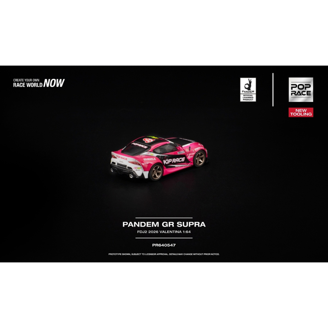 *PRE-ORDER* Pandem GR SUPRA FDJ2 VALENTINA PIAZ, 1:64 Scale