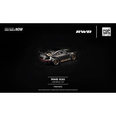 *PRE-ORDER* RWB 930 GUN METAL, 1:64 Scale