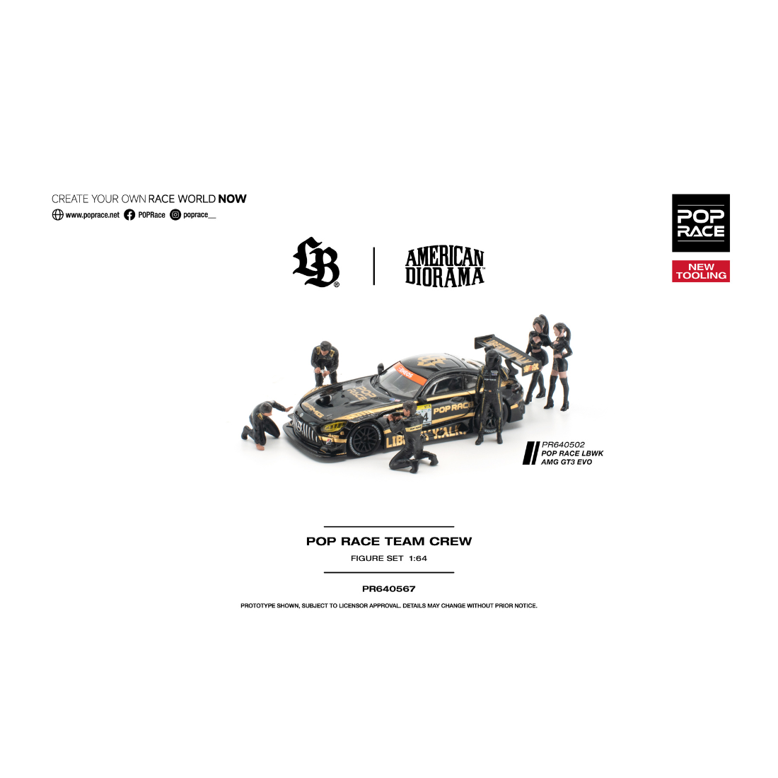 *PRE-ORDER* Team Crew (6 Figures), 1:64 Scale