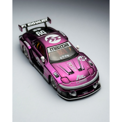 *HKTCS 2026* LB Super Silhouette RX-7 FD3S Purple Chrome (Limited to 2500pcs), 1:64 Scale