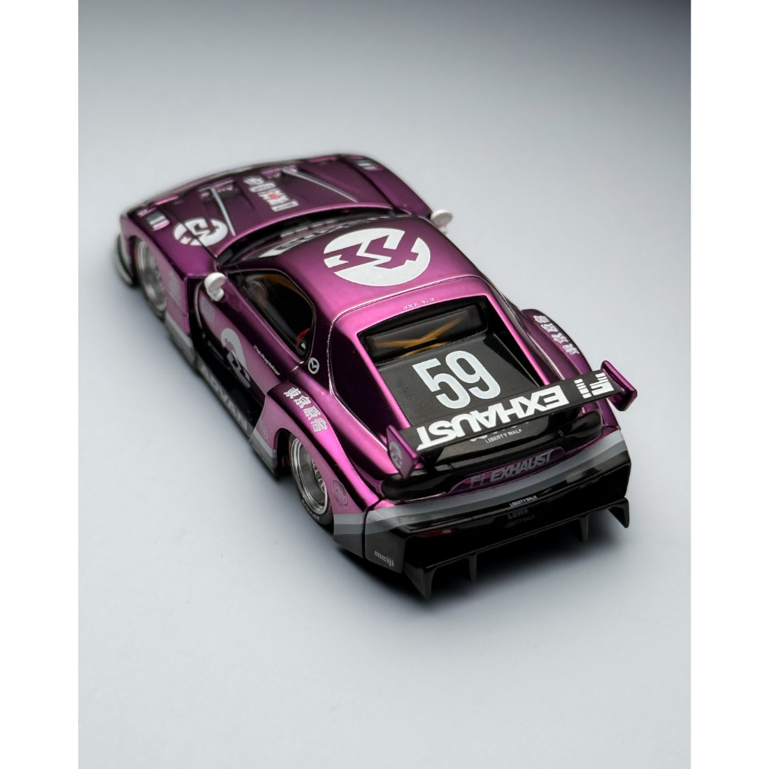*HKTCS 2026* LB Super Silhouette RX-7 FD3S Purple Chrome (Limited to 2500pcs), 1:64 Scale
