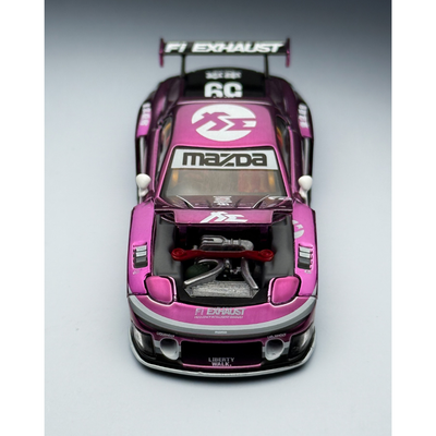 *HKTCS 2026* LB Super Silhouette RX-7 FD3S Purple Chrome (Limited to 2500pcs), 1:64 Scale