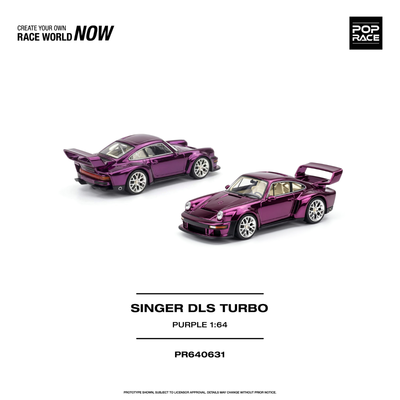 *Pre-Orders* Porsche Singer DLS Turbo Purple, 1:64 Scale