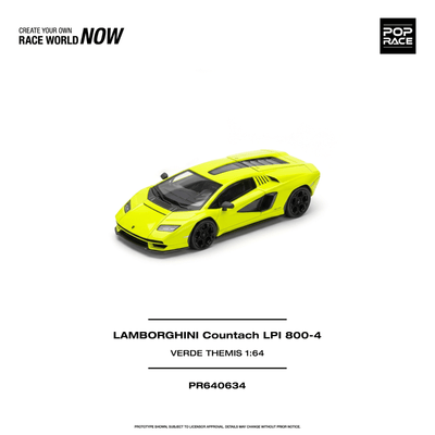 *Pre-Orders* Lamborghini Countach LPI 800-4 Verde Themis, 1:64 Scale