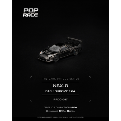 *PRE-ORDER* NSX-R, 1:64 Scale (Dark Chrome)