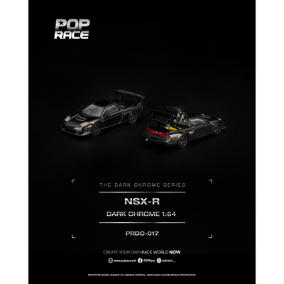 *PRE-ORDER* NSX-R, 1:64 Scale (Dark Chrome)