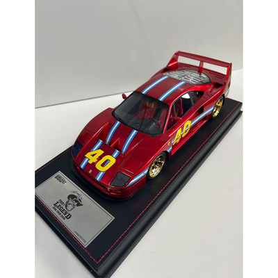 International Diecast Show The legend Asia Tour Ferrari F40 (Limited : 031/100) 2026,  1:18 Scale (Red)