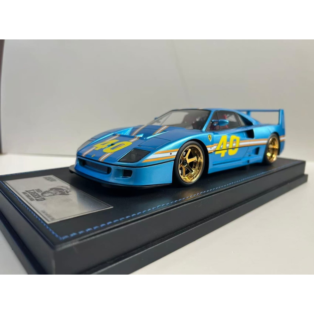 International Diecast Show The legend Asia Tour Ferrari F40 Resin (Limited to 30) 2026, 1:18 Scale (Blue)