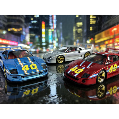 International Diecast Show The legend Asia Tour Ferrari F40 (Limited : 031/100) 2026,  1:18 Scale (Red)