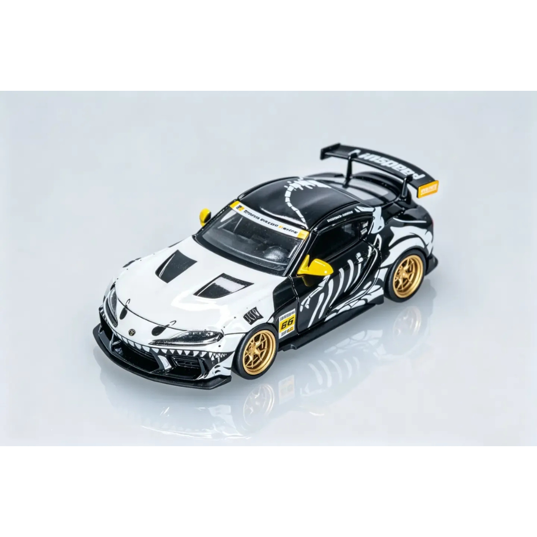 *PRE-ORDER* Toyota GR Supra GT4 EVO2 Skeleton DinosaurLivery (Limited to 499pcs), 1:64 Scale