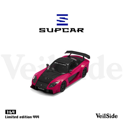 *PRE-ORDER* SC-RX-7 Veilside(Limited Edition 999), 1:64 Scale (Rose Red)