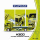 *PRE-ORDER* SUPCAR 1:64 H300 Flatbed Transport Trailer - Fast and Furious Lime Yellow Painted, 1:64 Scale