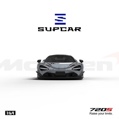 Premium scale diecast model car  – *PRE-ORDER* McLaren 720S Grey Shadow Painted, 1:64 Scale Collectible