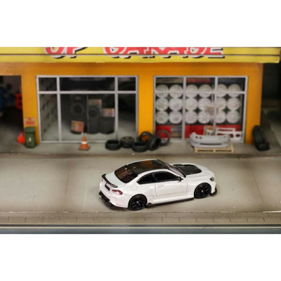 *PRE-ORDER* BMW M4 G82 GTR Edition, Adro Body Kit Wild Body, 1:64 Scale (Pearl White)