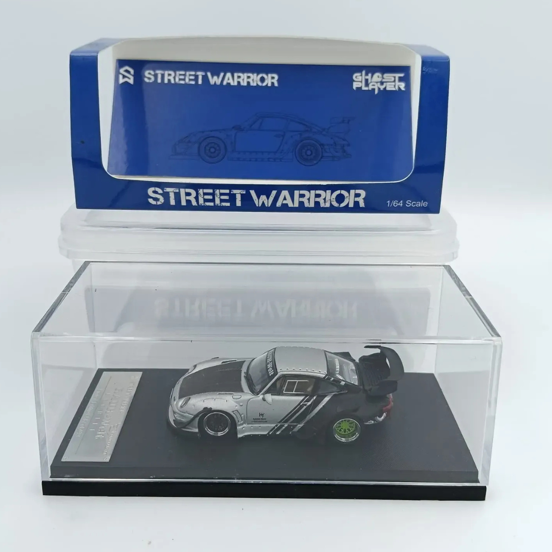 Porsche RWB (Limited to 499pcs), 1:64 Scale (Silver Black)