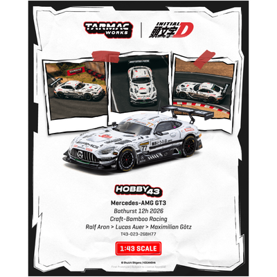 *PRE-ORDER* Mercedes -AMG GT3 Bathurst 12h 2026 Winner (Craft Bamboo Racing), 1:64 Scale