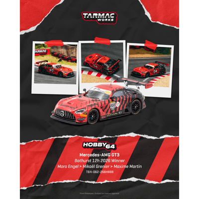 *PRE-ORDER* Mercedes -AMG GT3 Bathurst 12h Winner 2026, 1:64 Scale
