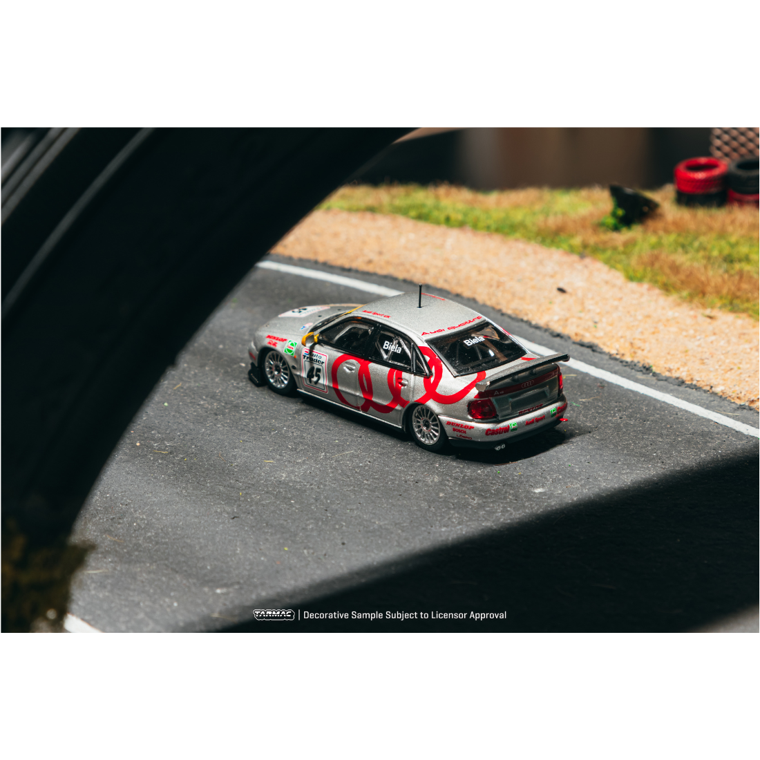Premium scale diecast model car  – *PRE-ORDER* Audi A4 Quattro BTCC 1996 Champion Frank Biela, 1:64 Scale Collectible