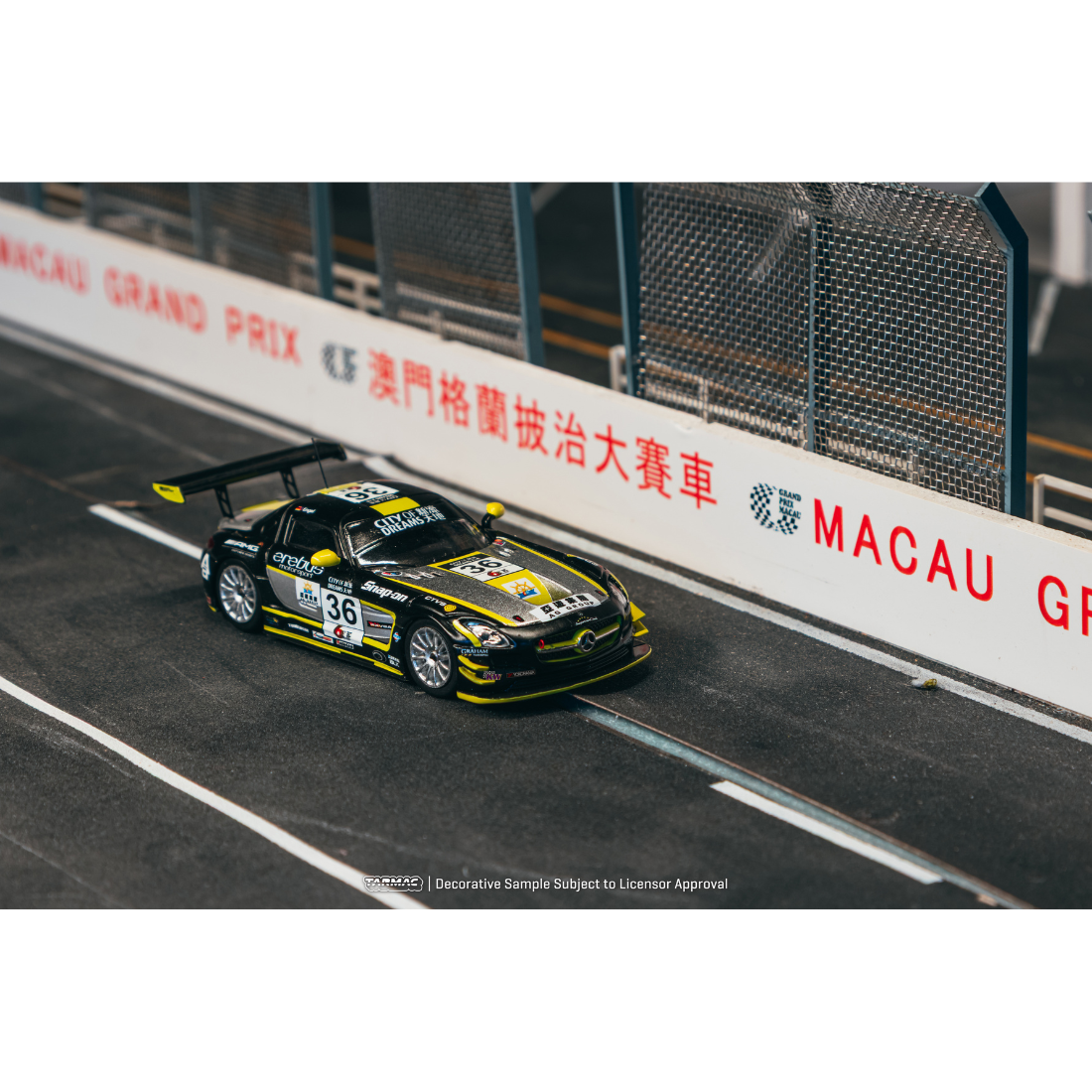 *PRE-ORDER* Mercedes-Benz SLS AMG GT3 Macau GT Cup 2013 Maro Engel, 1:64 Scale