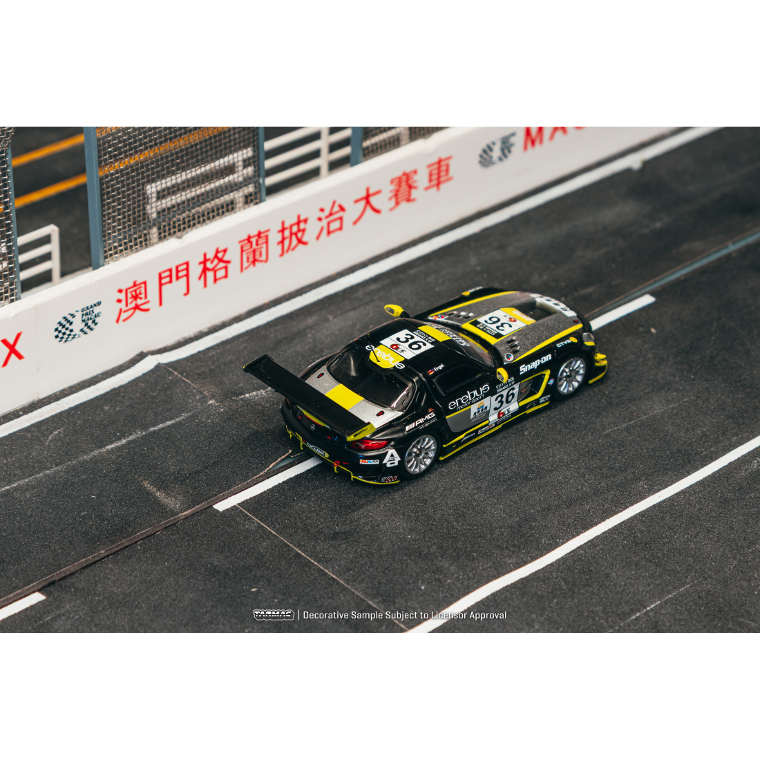 *PRE-ORDER* Mercedes-Benz SLS AMG GT3 Macau GT Cup 2013 Maro Engel, 1:64 Scale