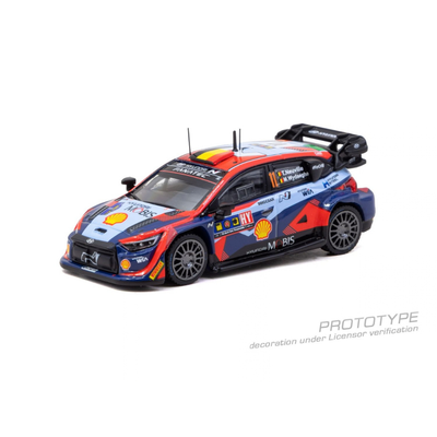 *PRE-ORDER* Hyundai i20 N Rally1 Hybrid WRC Central European Rally 2023 Winner Thierry Neuville / Martijn Wydaeghe, 1:64 Scale