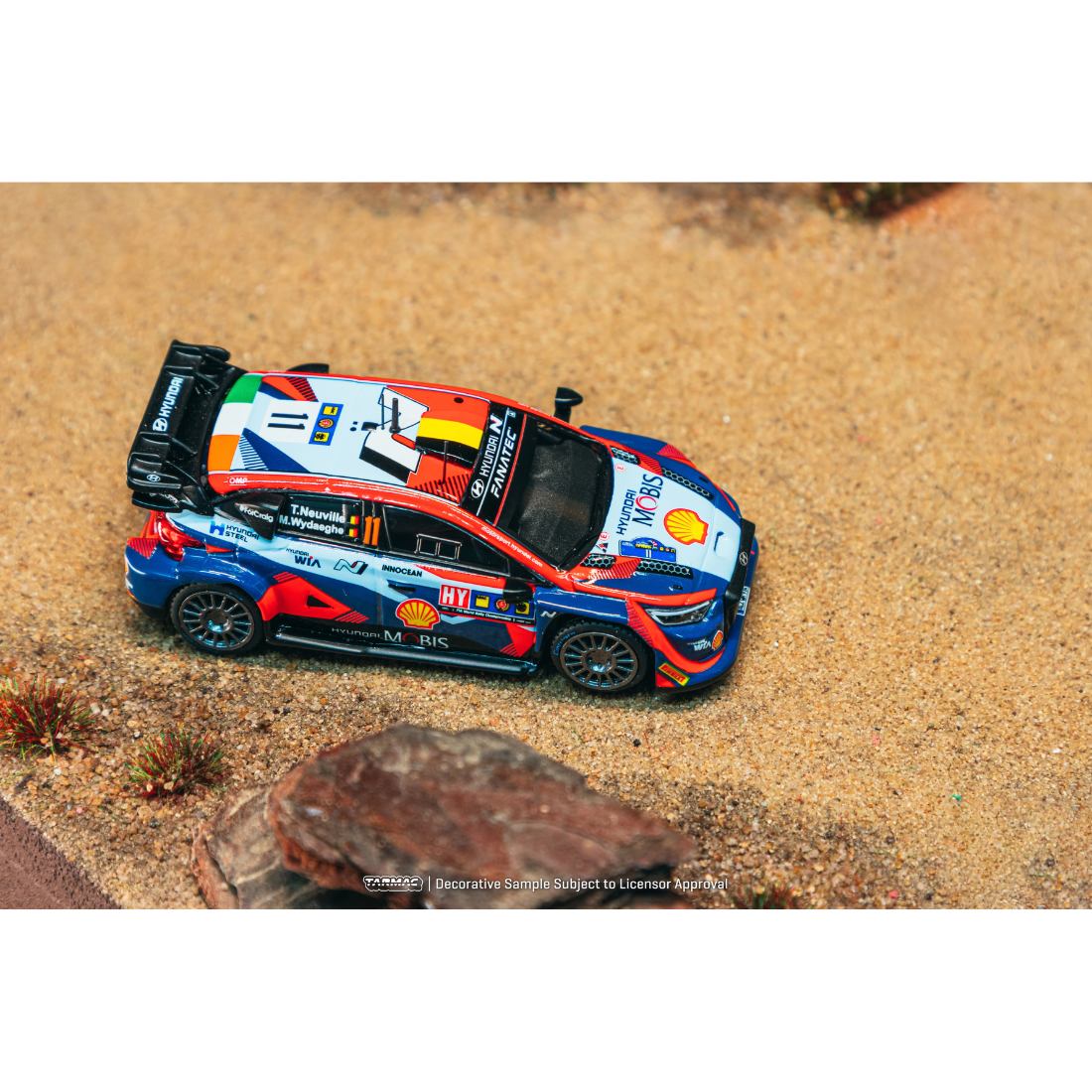 *PRE-ORDER* Hyundai i20 N Rally1 Hybrid WRC Central European Rally 2023 Winner Thierry Neuville / Martijn Wydaeghe, 1:64 Scale