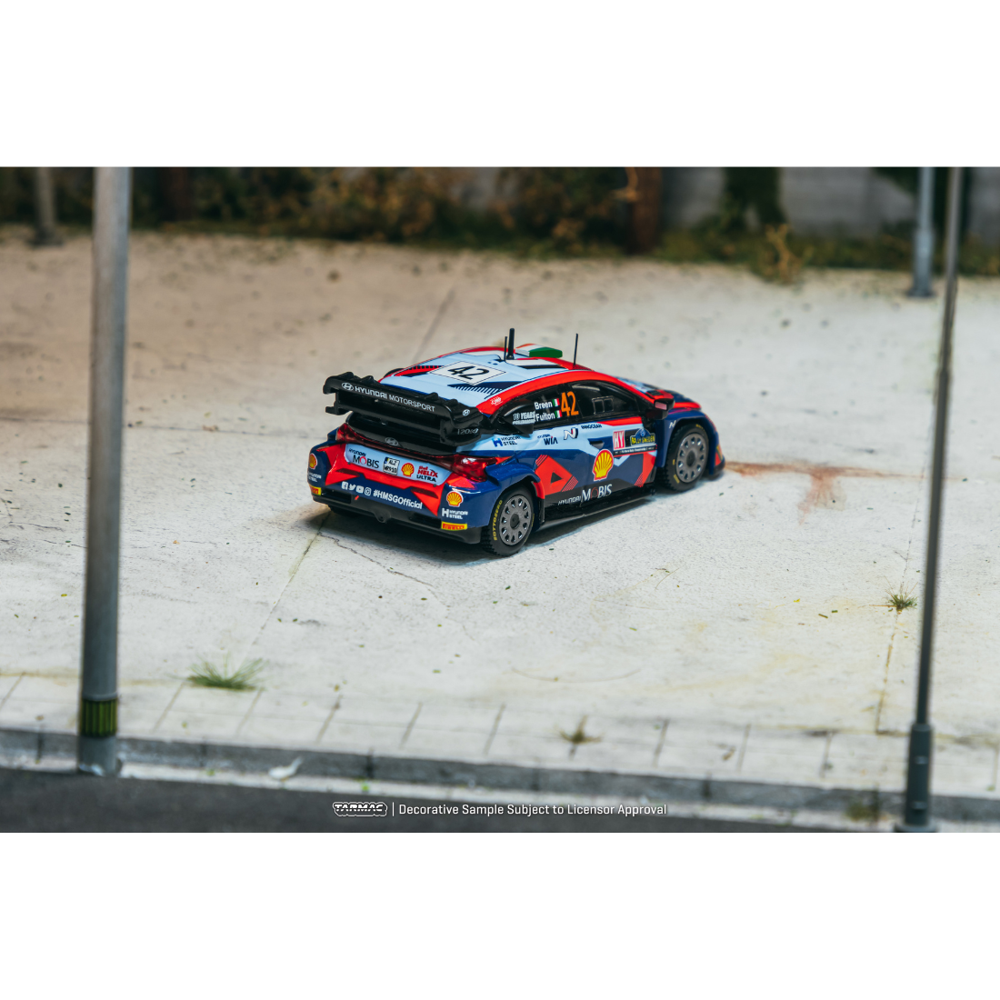 *PRE-ORDER* Hyundai i20 N Rally1 Hybrid Rally Sweden 2023 Craig Breen / James Fulton, 1:64 Scale