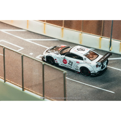 *PRE-ORDER* NISSAN GT-R R35 Type 2 With Metal Oil Can Packaging, 1:64 Scale (White)