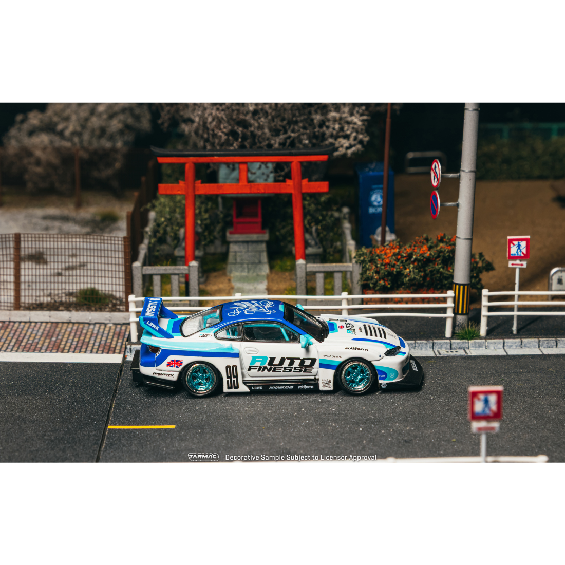 Premium scale diecast model car  – *PRE-ORDER* LB-Super Silhouette Nissan SILVIA (S15) Auto Finesse, 1:64 Scale Collectible