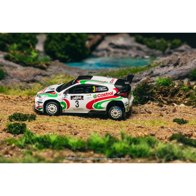 *PRE-ORDER* Toyota GR Yaris Rally2 British Rally Championship Chris Ingram / Alex Kihurani (Model Car + Trading Cards Combo Set) 2024 , 1:64 Scale